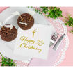 Picture of CHRISTENING NAPKINS WHITE 33X33CM - 20 PACK